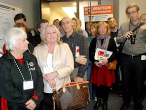 Members of Ontario’s health and safety community gather in Ottawa for the official opening of OHCOW’s newest clinic