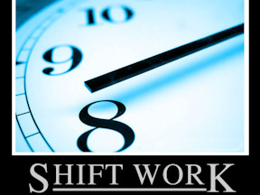 Shift work designed visual