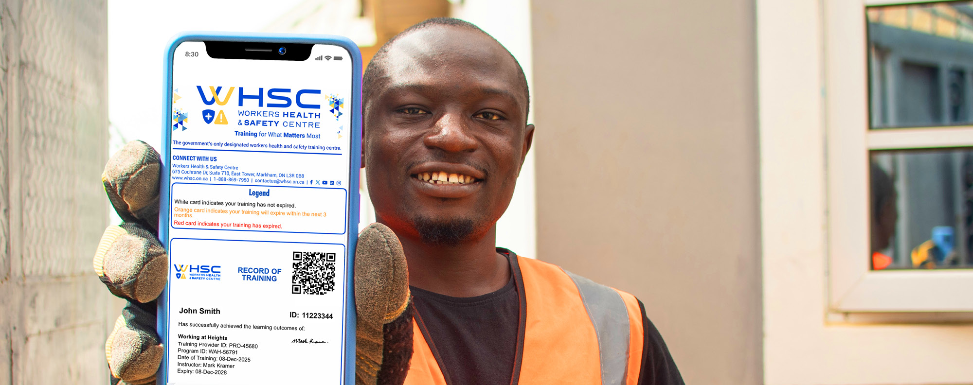 WHSC’s New Digital Record of Training System