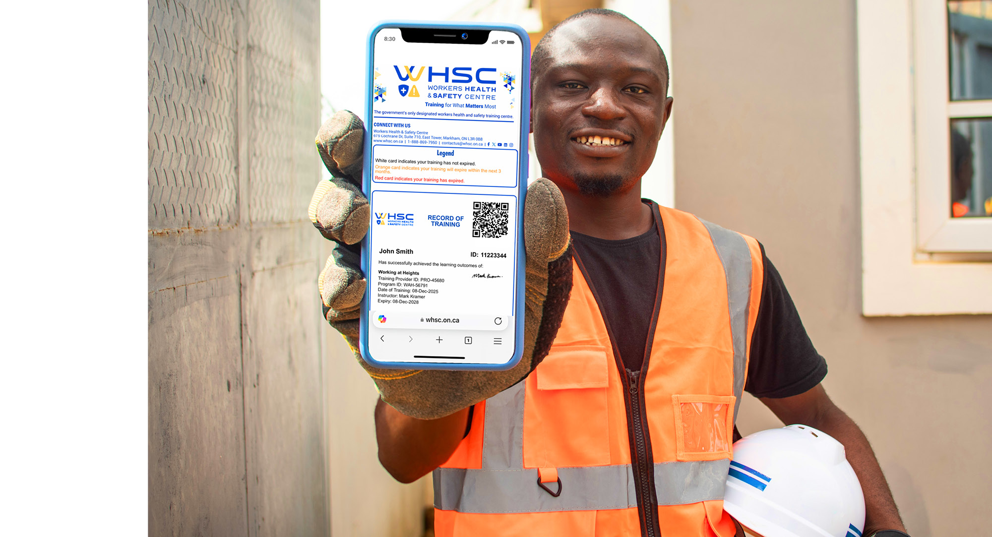 WHSC’s New Digital Record of Training System