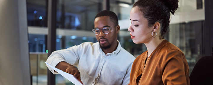 Compliance coordinator performs a free health and safety training compliance audit