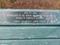 Memorial Bench and Plaque