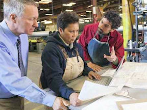 Workers participate in creating a safer workplace