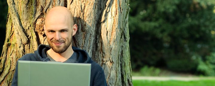 Worker learns about health and safety organizations focused on the environment